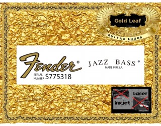 Fender Jazz Bass Guitar Decal #120g